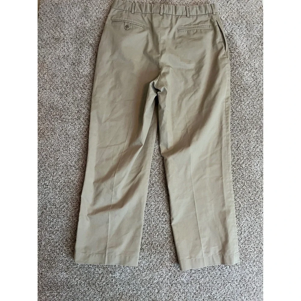 U.S. Navy Men Pants 34x29 Khaki Official Uniform Creighton USA Made Military